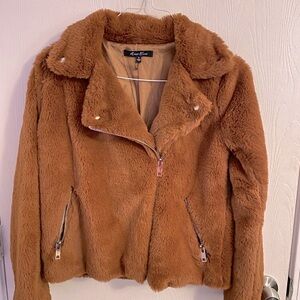 Faux fur jacket